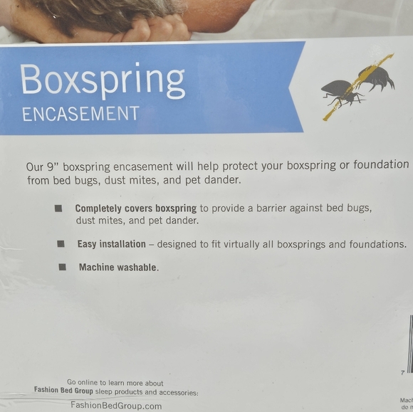 Boxspring encasement full - Picture 3 of 5